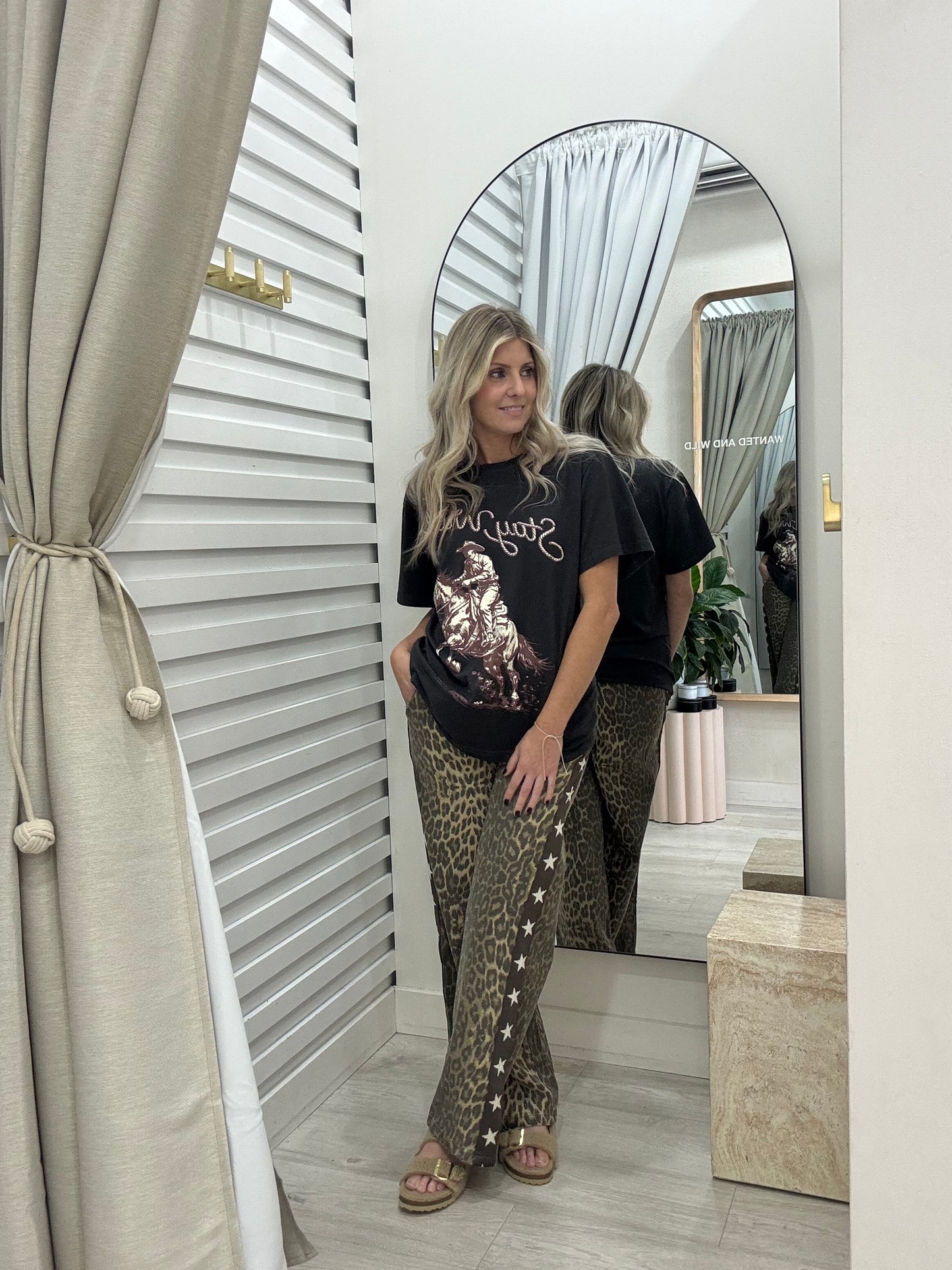 The Star Racer Pants - Leopard Stars