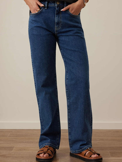 Sydney Straight Leg Jeans - Fresh Indigo