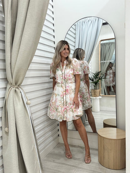 The Anna Dress - Wildlife Floral