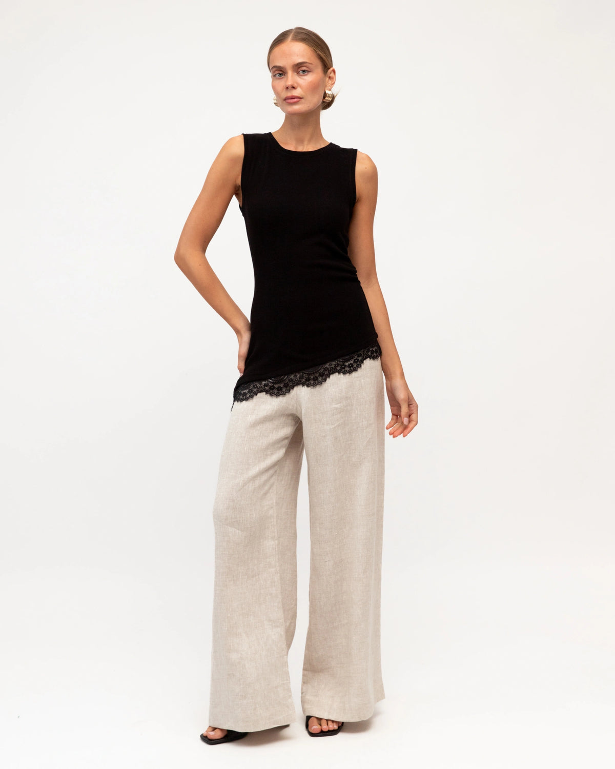The Veronica Knit Top - Black