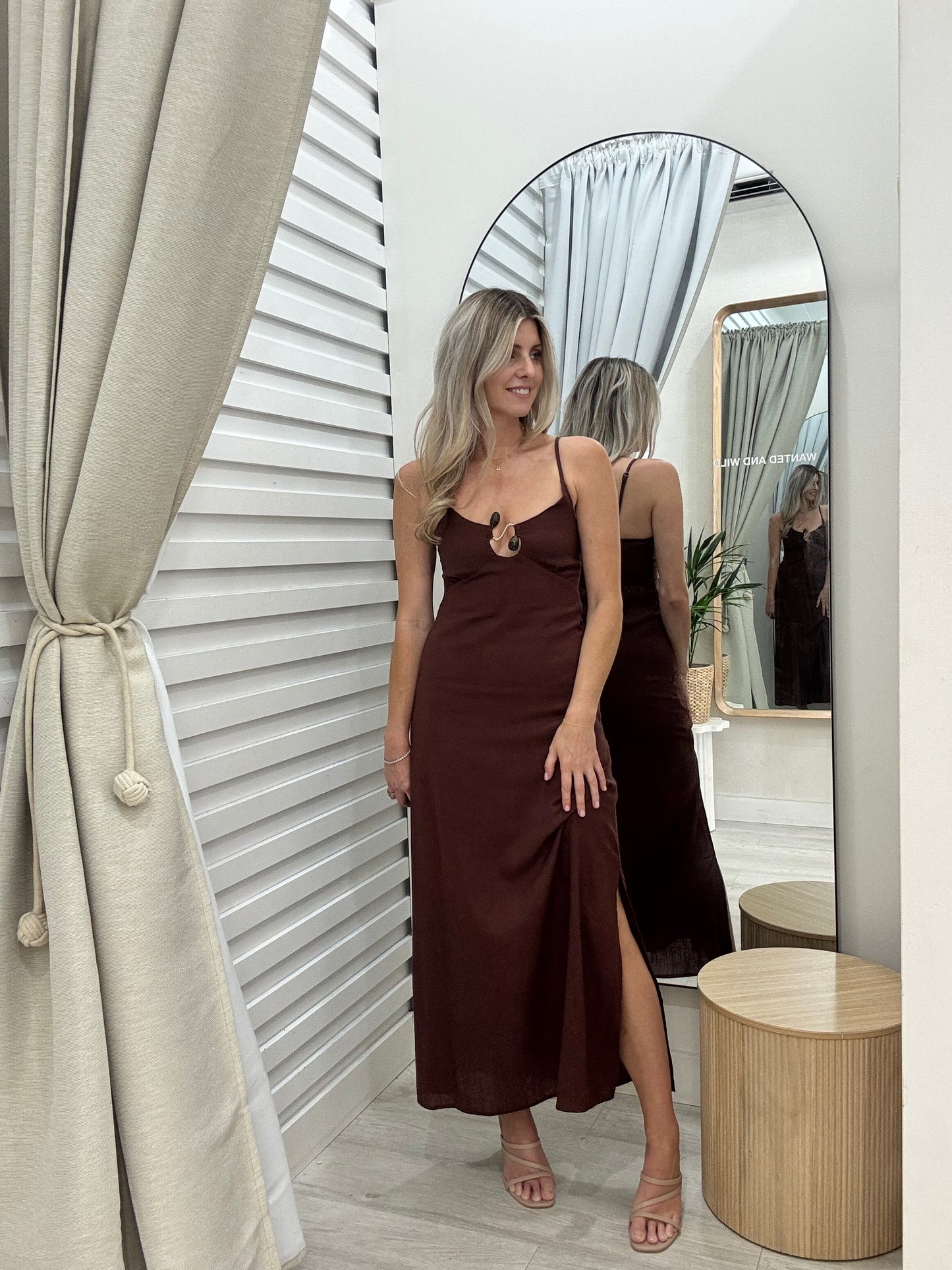 The Fortune Dress - Rust