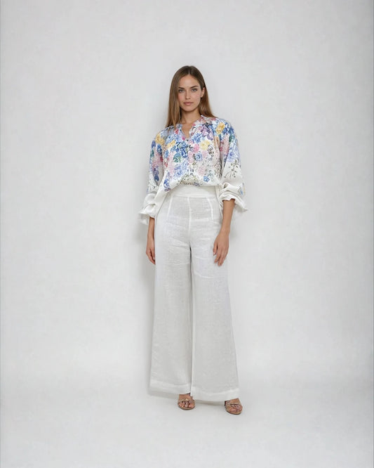 The Lotus Shirt - Multi Floral