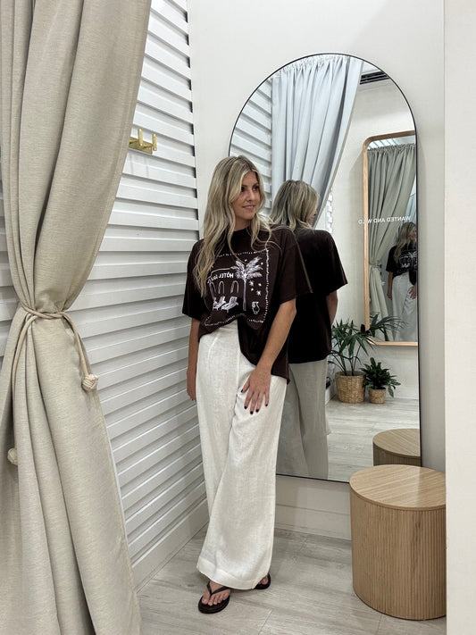 Hotel Soleil Tee - Chocolate