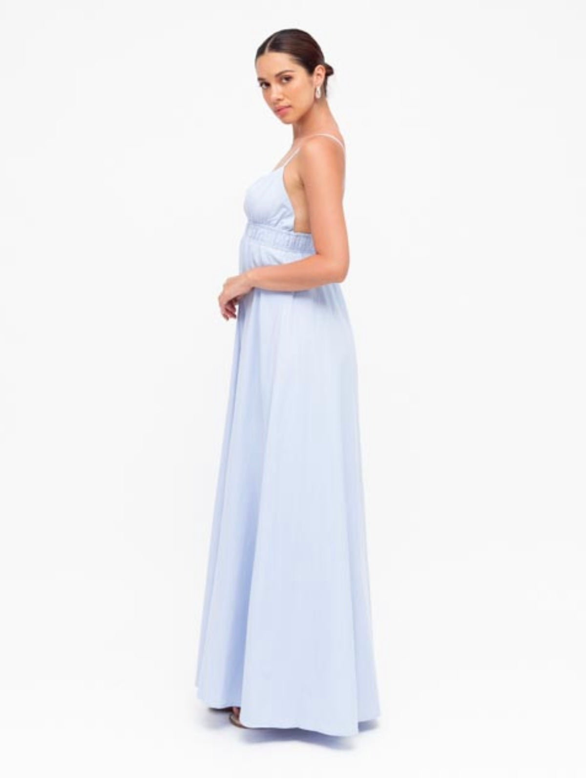 The Santorini Maxi Dress -  Pale Blue