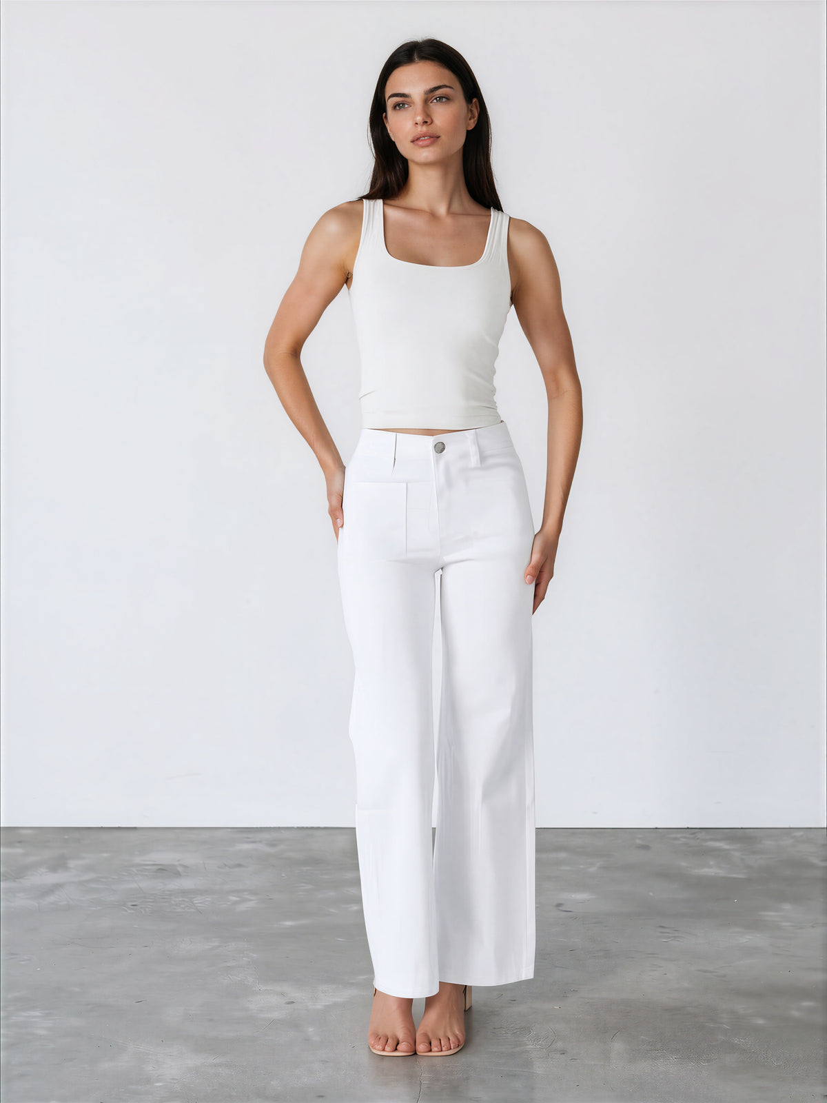 Kelsey Denim Jean | White