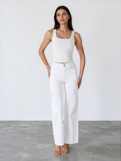 Kelsey Denim Jean | White