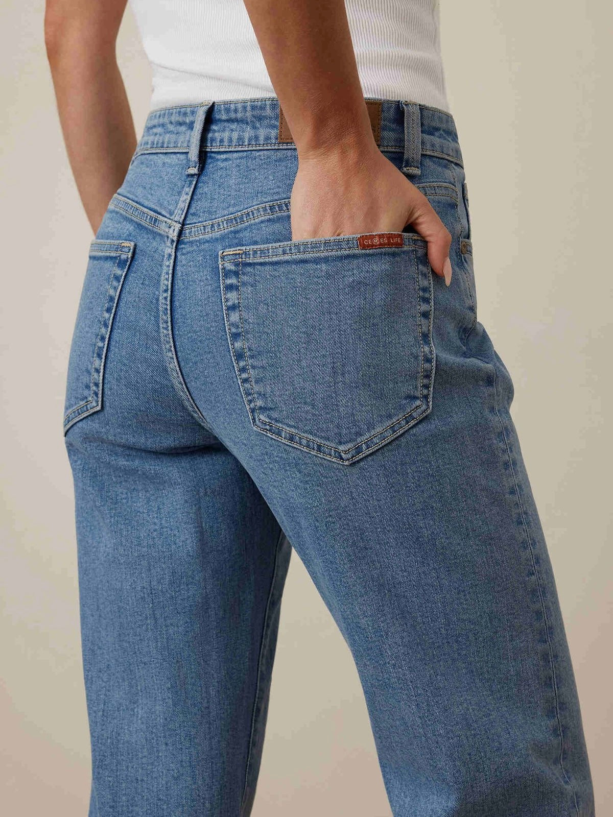 Sydney Straight Leg Jeans - Vintage Blue