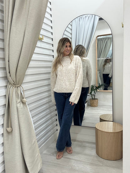 The Paloma Knit Jumper  - Beige