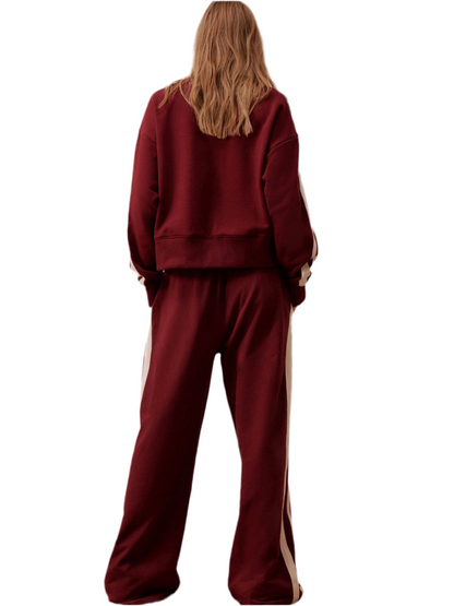 Ceres logo Track Pants - Burgundy