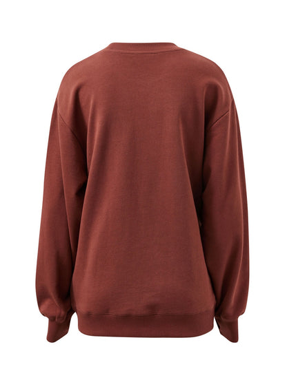 The Isla Ceres Logo Jumper - Toffee / Orchid
