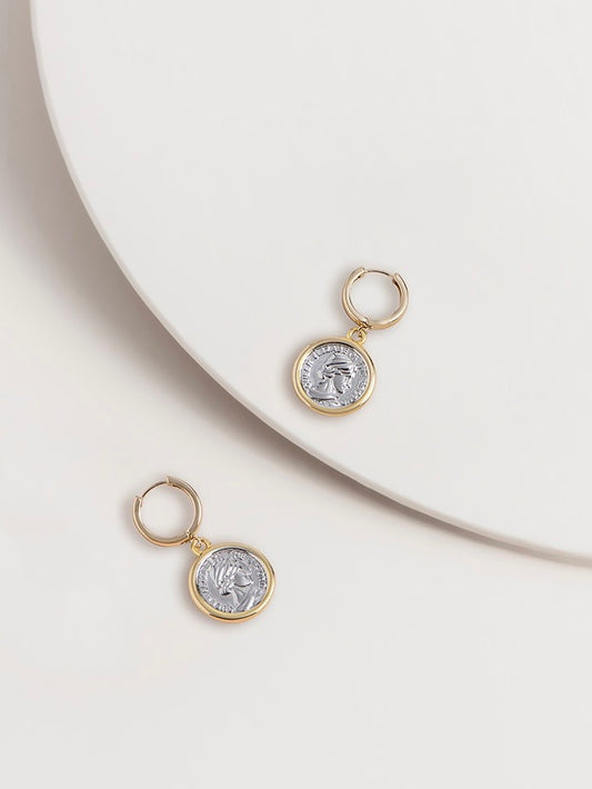 Charlotte Coin Earrings