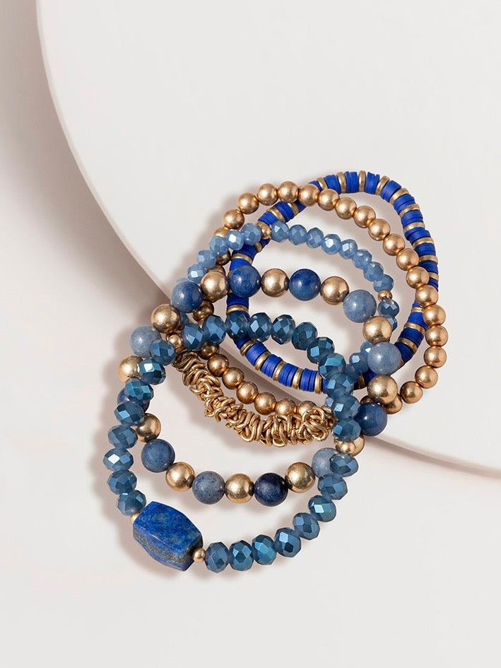 Willow Semi Precious Bracelet Set