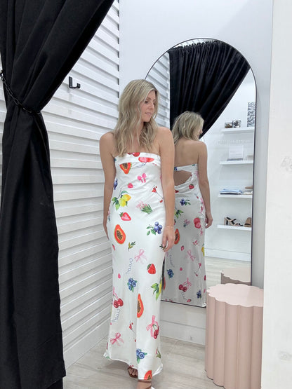 The Ciao Maxi Dress -  White