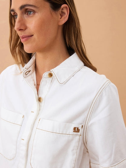 Noa Short Sleeve Denim Shirt | Ercu