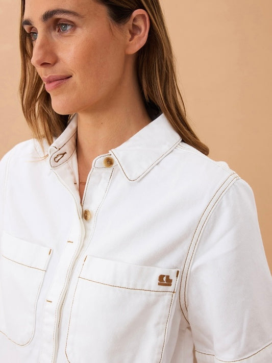 Noa Short Sleeve Denim Shirt | Ercu