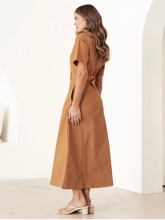 The Zara Maxi Dress - Tan