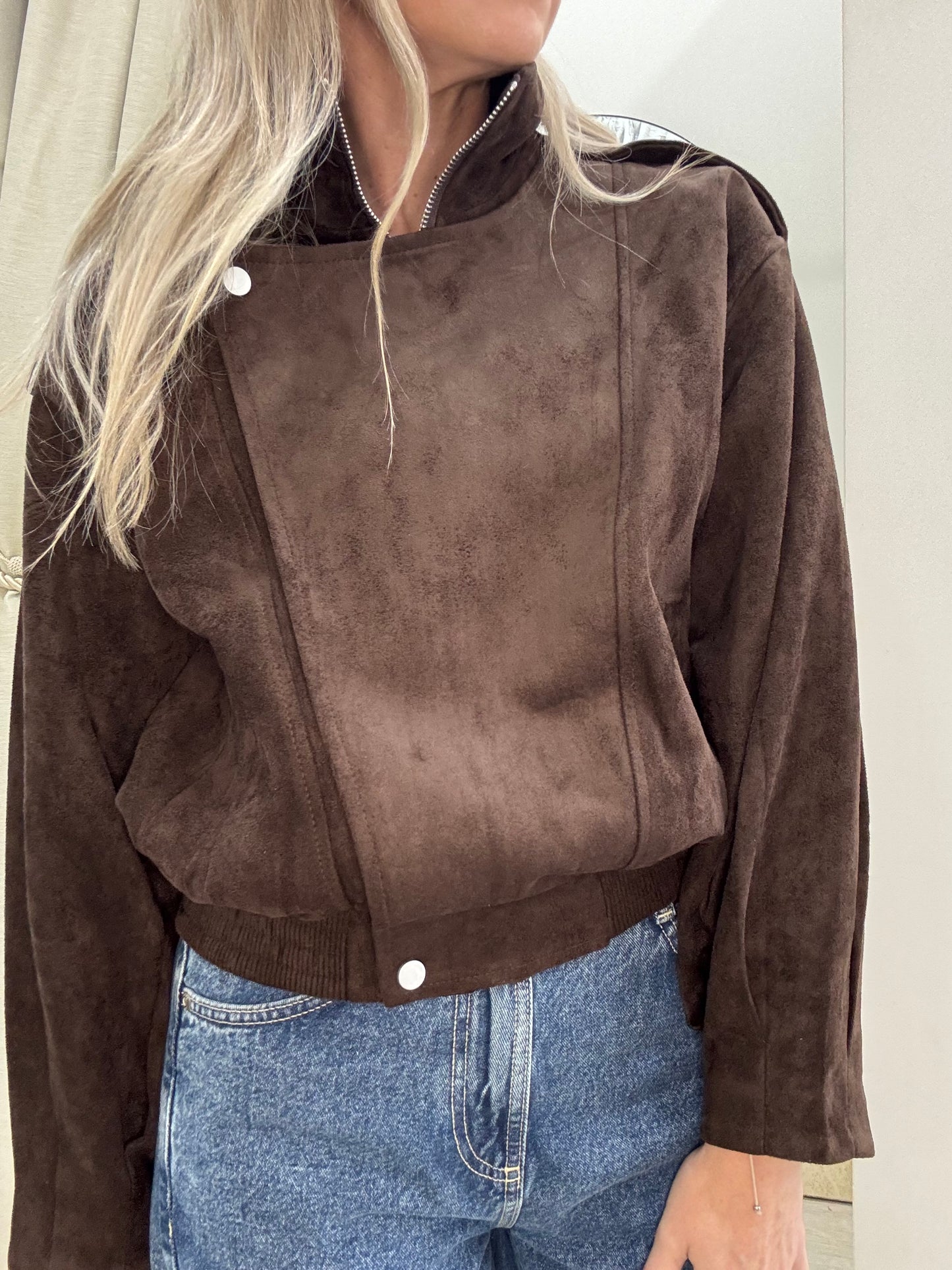 The Duke Bomber Jacket | Chocolate