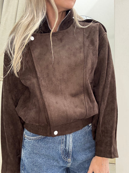 The Duke Bomber Jacket | Chocolate