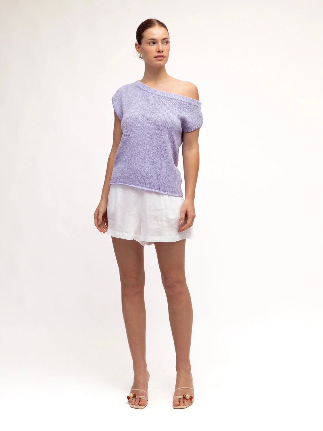 The Sienna Knit Top - Lavender