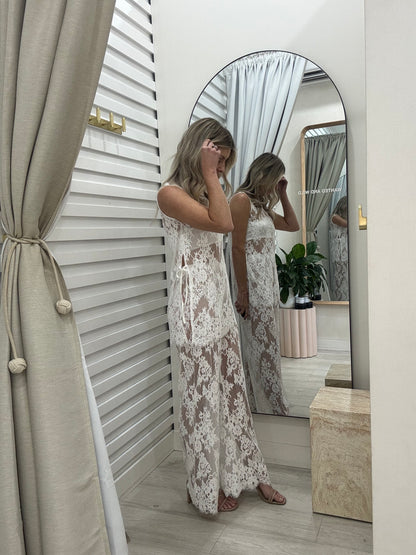 The Venetian Lace Set | White