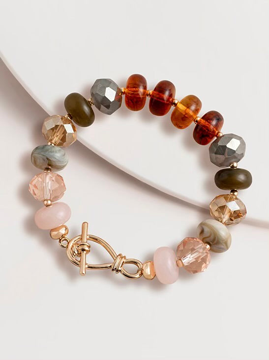 The River Beaded Bracelet - Natural