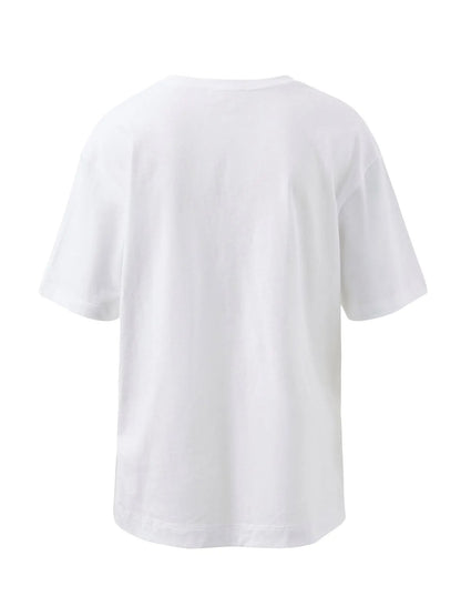 Stevie Slouchy Tee - White