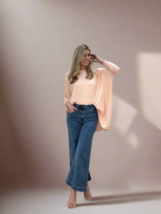 Mia Knit Jumper in Blush