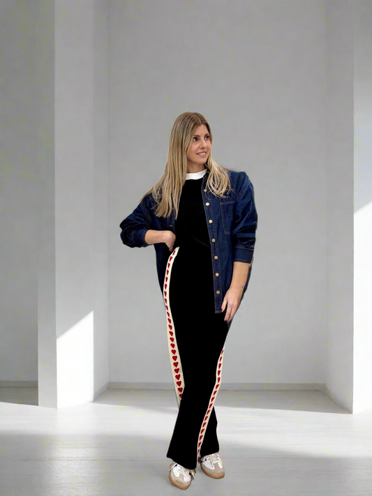 The Heart Racer Pants - Black