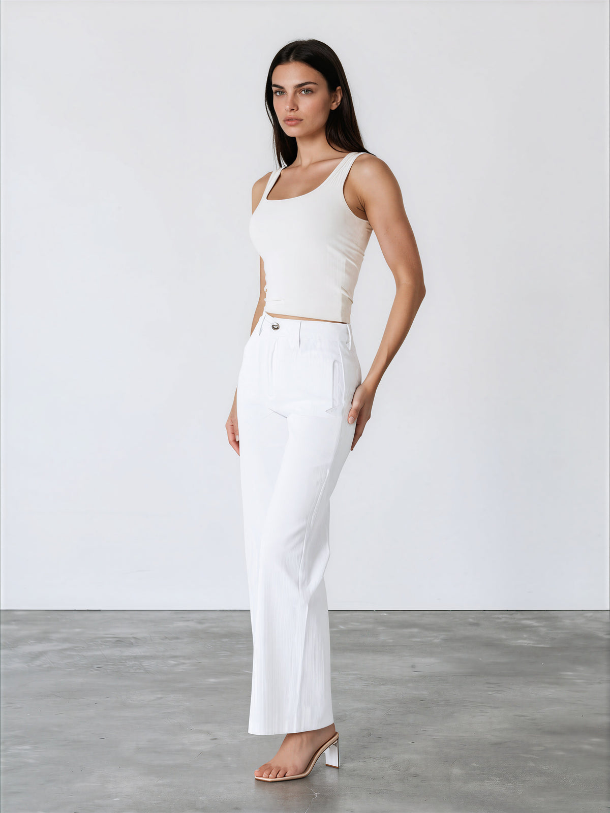 Kelsey Denim Jean | White
