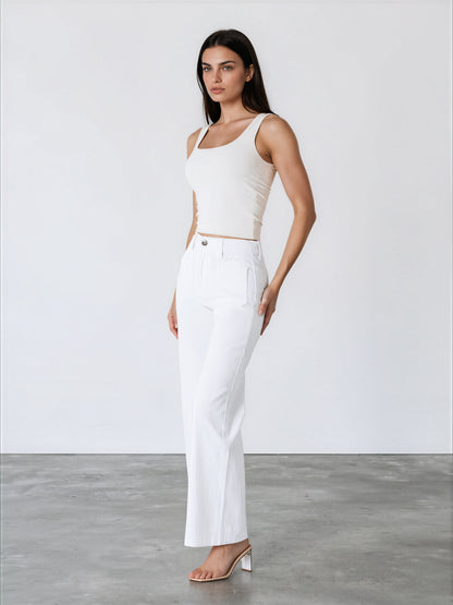 Kelsey Denim Jean | White