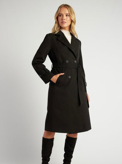 The June Coat - Black