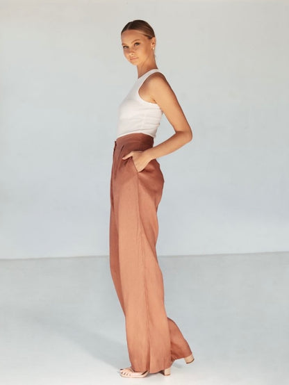 The Ribbed Tank -  Cream