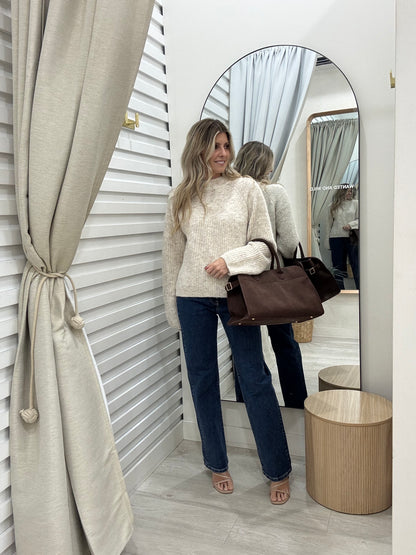 The Paloma Knit Jumper  - Beige