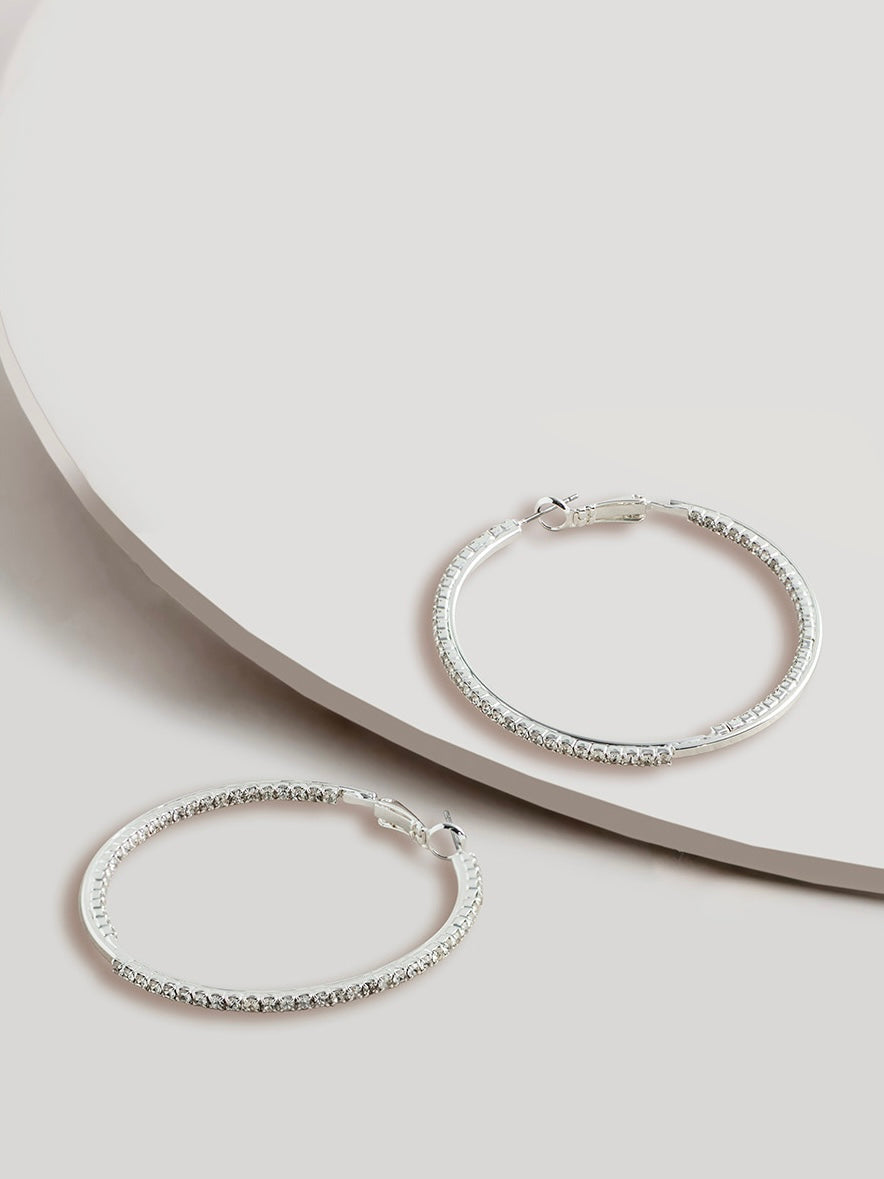Anastasia Large Hoop Earrings - WANTED AND WILD