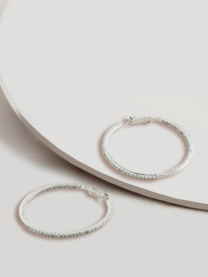 Anastasia Large Hoop Earrings - WANTED AND WILD