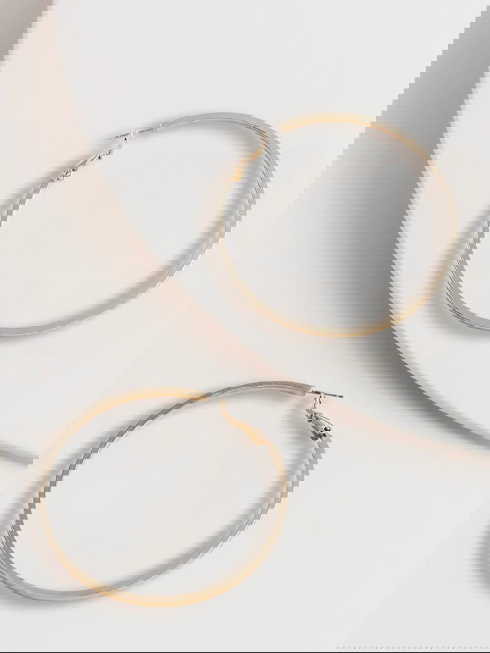 Aria Large Hoop Earrings - WANTED AND WILD