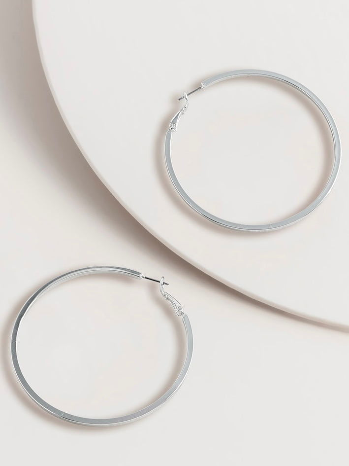 Aria Large Hoop Earrings - WANTED AND WILD