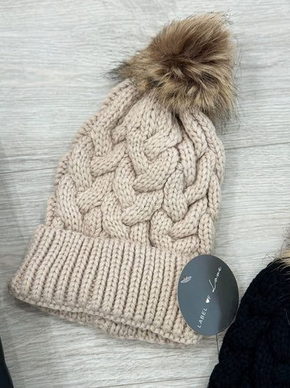 Aspen Rib Knit Beanie - WANTED AND WILD