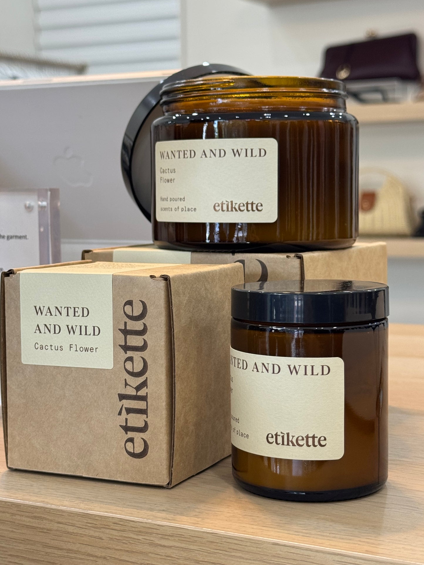 Etikette  | Australian Soy Wax Candle | Wanted and Wild Gymea | 500ml 100+hrs