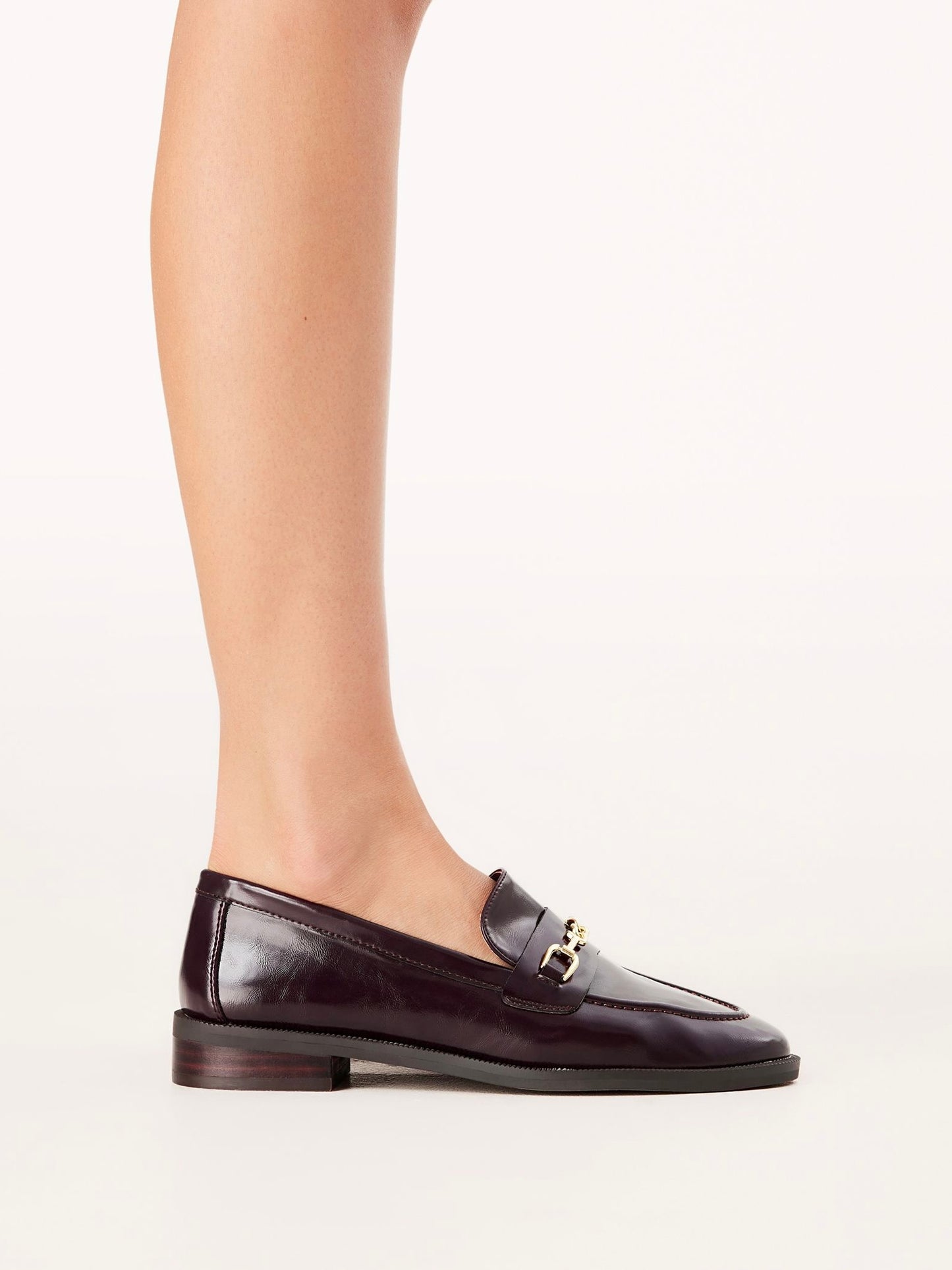 Models leg wearing Warren Loafer
