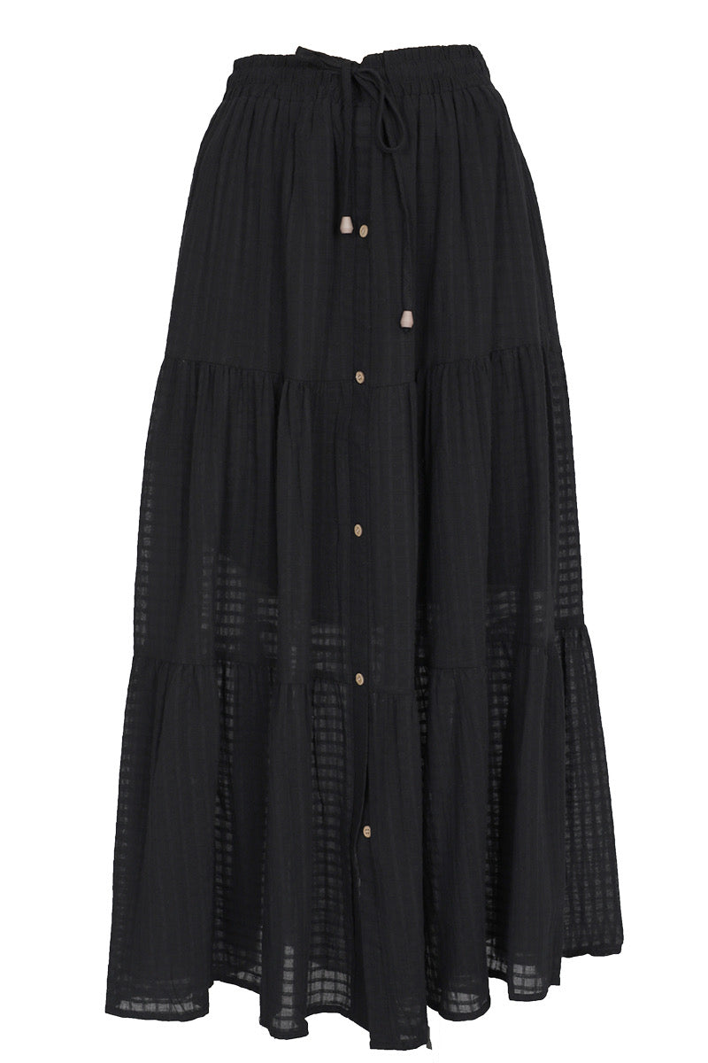 Eva Maxi Skirt - Black