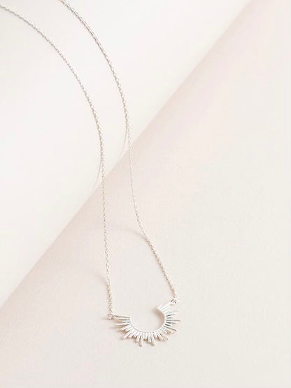 The Sunny Half Sun Necklace