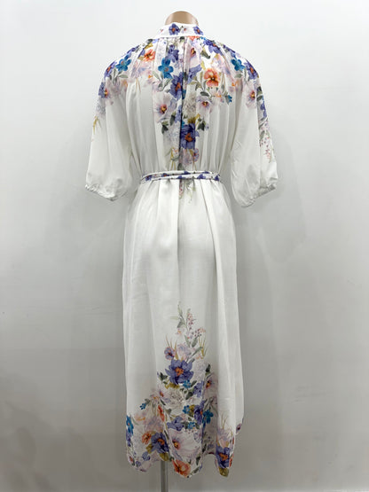 Willow Cap Sleeve Midi Dress -  Floral