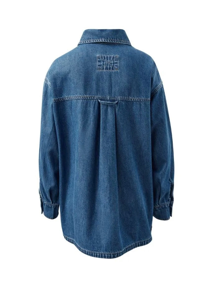 Gwynne Denim Shirt - Fresh Indigo
