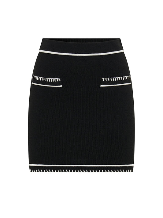 Sndys The Label Beverly Mini Skirt - Black