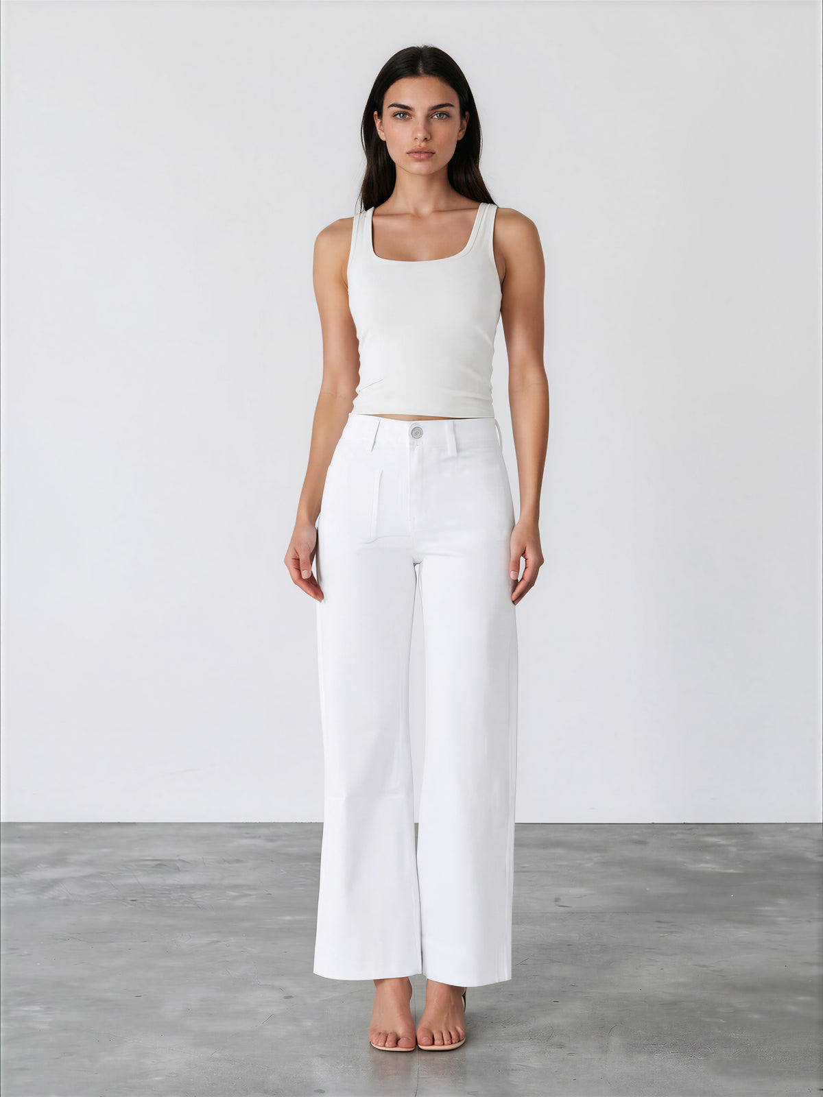 Kelsey Denim Jean | White
