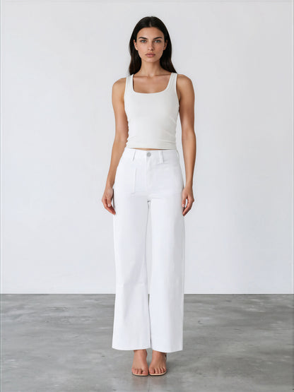 Kelsey Denim Jean | White