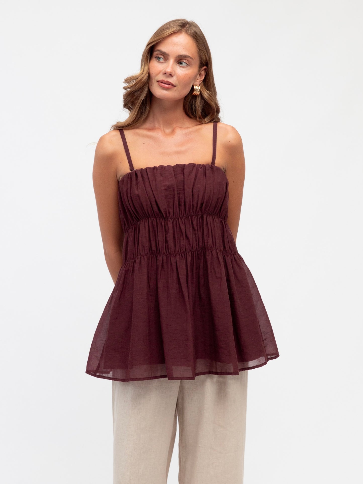 The Vance Top - Merlot
