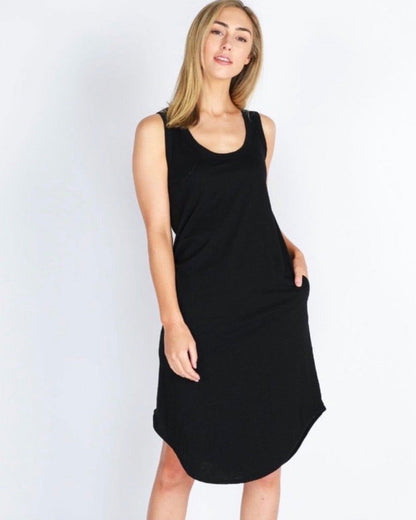 Bailey Midi Dress Black 3rd Story the Label - WANTED AND WILD