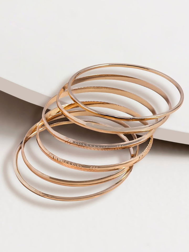 Betty Metal Bangle Set - WANTED AND WILD